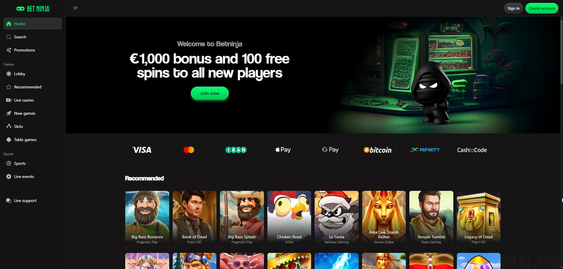 Betninja Casino Casino